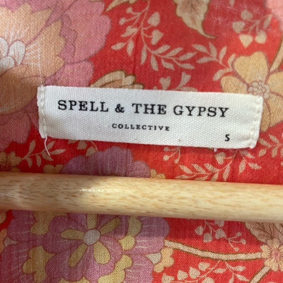 Spell: Love Story short sleeve boho dress. Size S (Aus 10) - Picture 2 of 7